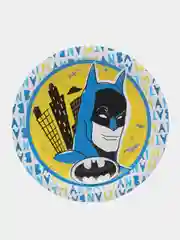 Batman. Набор бумажных тарелок, желтый, 6 шт d=180 мм
