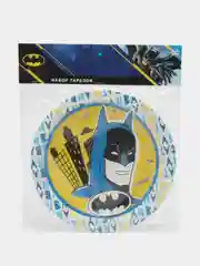 Batman. Набор бумажных тарелок, желтый, 6 шт d=180 мм