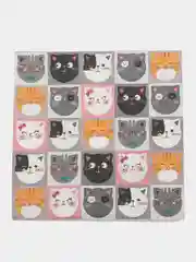Салфетки бумажные трехслойные Кошки с ушками, 33*33 см, 20 шт