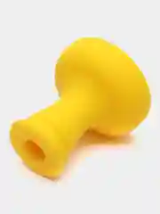 Желтый силиконовая чаша для кальяна, круглая, выбор цвета
