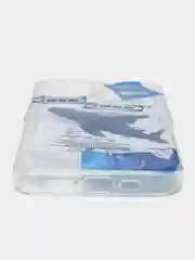 Голубой чехол на iPhone 7/8 Plus/X/XS/XR/11/12/13/14 Pro Max/15 Pro айфон про макс, прозрачный