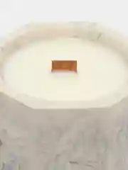 Черный свеча ароматическая из кокосового воска с деревянным фитилем