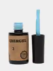 Голубой гель-лак для ногтей Qbergel