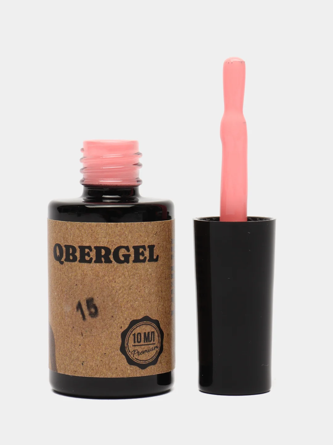 Коралловый меланж гель-лак для ногтей Qbergel