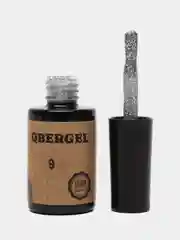 Серебряный гель-лак для ногтей Qbergel
