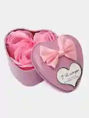 Кораллово-розовый подарочный набор из мыльных роз, с плюшевым мишкой и вечной розой, подарок учителю
