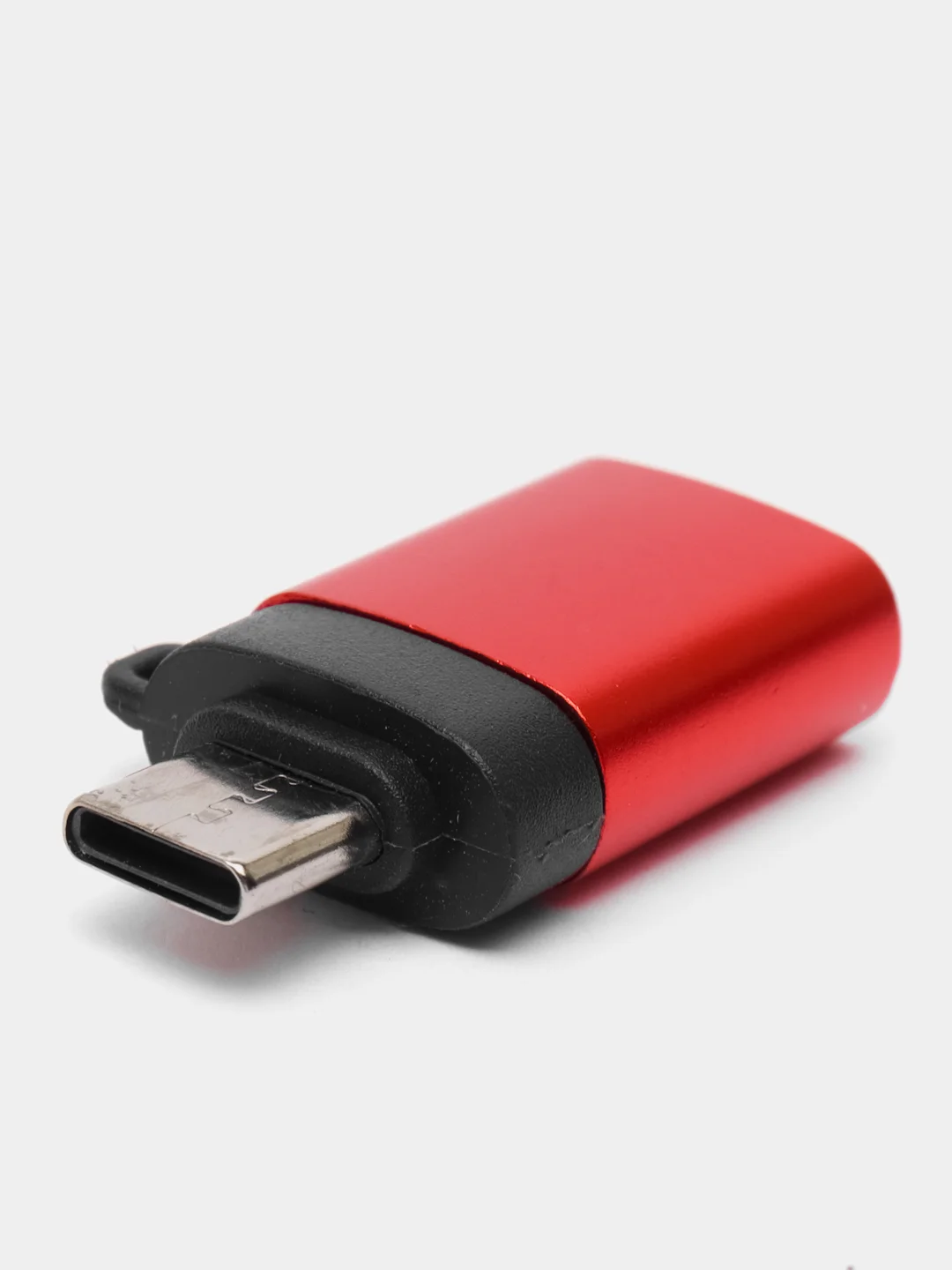 Красный otg переходник с Type-C на USB, переходник для телефона, macbook, флешки