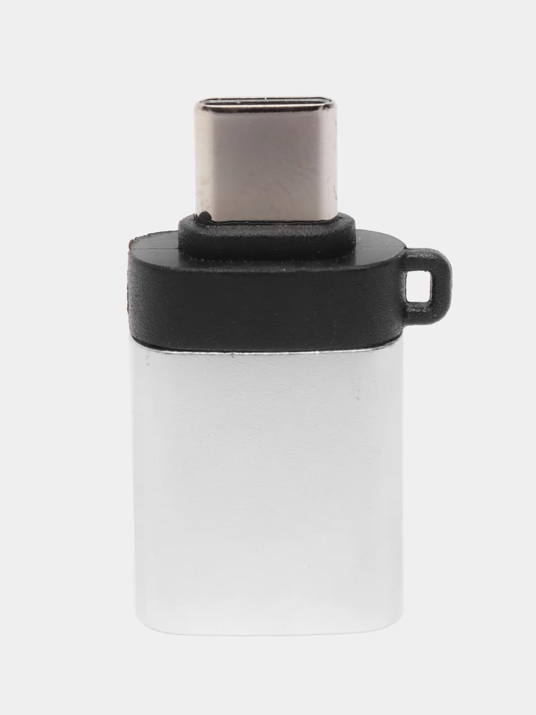 Серебряный otg переходник с Type-C на USB, переходник для телефона, macbook, флешки