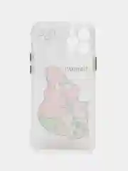 Вишнёвый чехол на iPhone 7/8 Plus/X/XS/XR/11/12/13/14 Pro Max/15 Pro айфон про макс прозрачный
