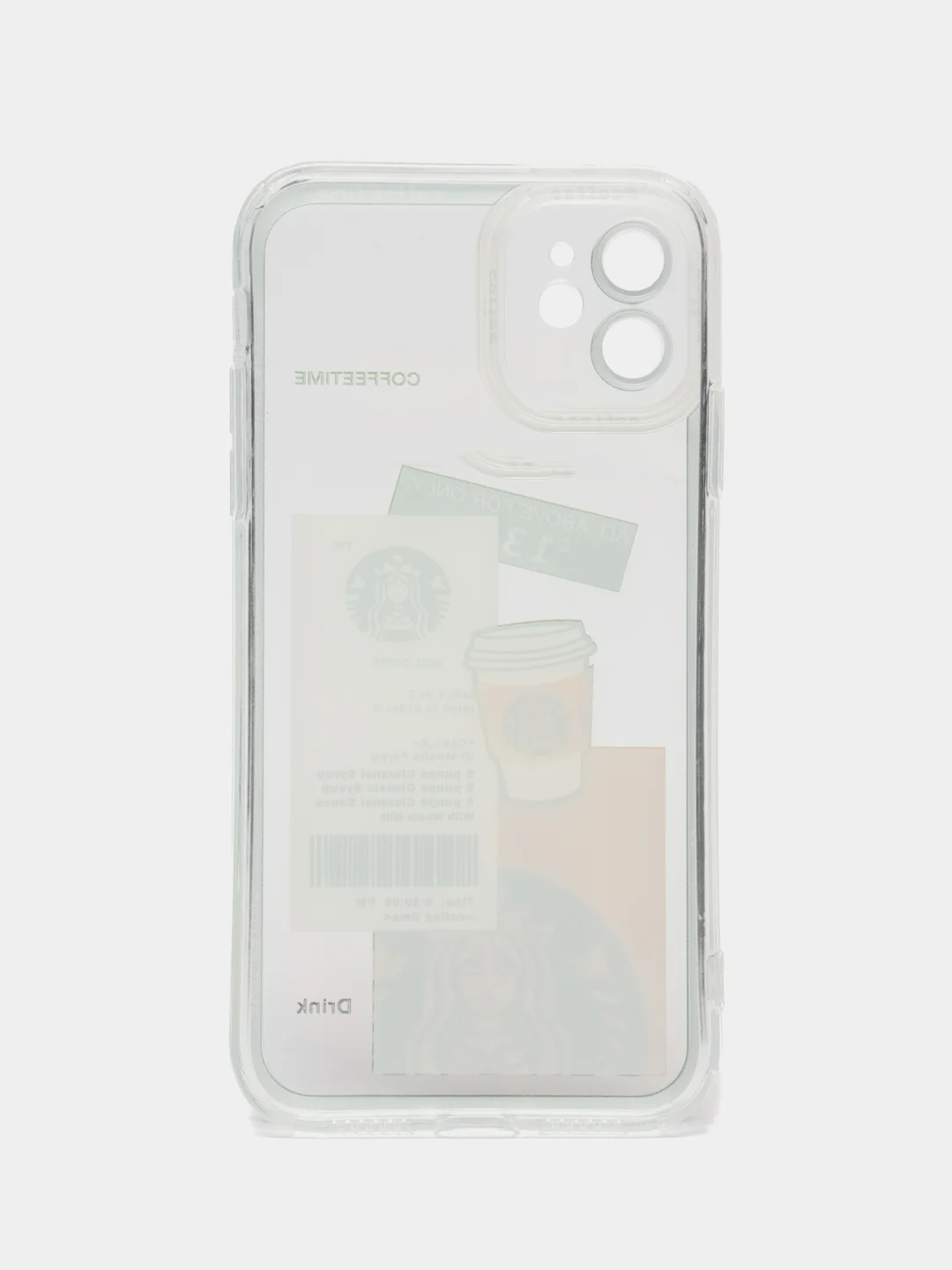 Горчичный чехол на iPhone 7/8 Plus/X/XS/XR/11/12/13/14 Pro Max/15 Pro айфон про макс прозрачный