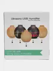 Увлажнитель воздуха для дома, аромадиффузор с подсветкой, питание USB, двересный цвет