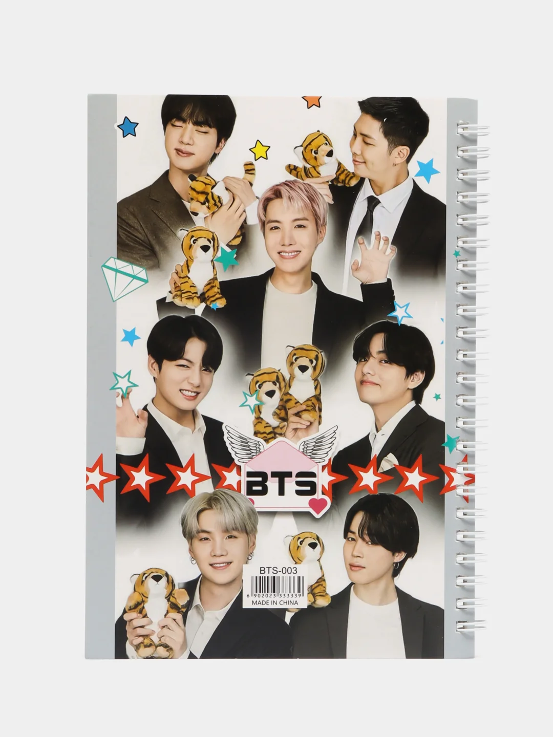 Алый блокнот k-pop BTS, несколько видов