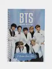 Аметистовый блокнот k-pop BTS, несколько видов