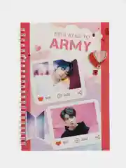 Бежевый блокнот k-pop BTS, несколько видов
