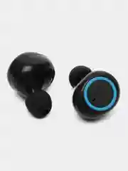Черный беспроводные наушники сенсорные TWS, с микрофоном, Bluetooth, спортивные