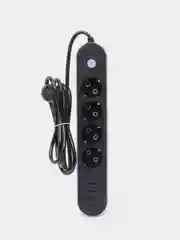 Розетка, сетевой фильтр-удлинитель с USB разъёмами, с заземлением