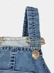 Синий джинсовый сарафан для девочки
