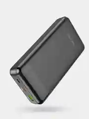 Черный повербанк 20000mAh портативный внешний аккумулятор