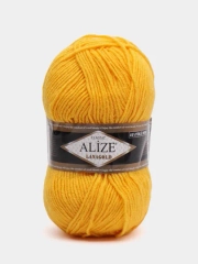 Пряжа Alize Lanagold, 49% шерсть, 51% акрил, 100 г, 240 м