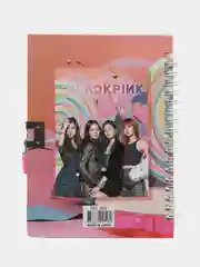 Аметистовый блокнот k-pop Black Pink на спирали с замком, несколько видов