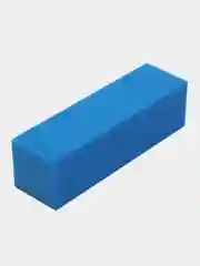 Голубой баф 2 штуки, для маникюра, педикюра, гель-лака