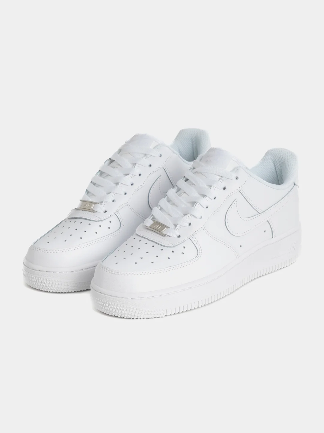 Бежевый кроссовки женские с логотипом Nike Air Force 1 low
