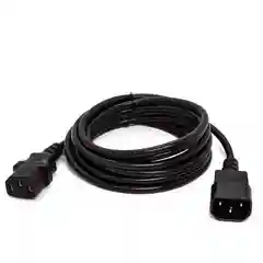 Черный кабель питания Filum FL-PC10-C13-C14-3M С13- C14