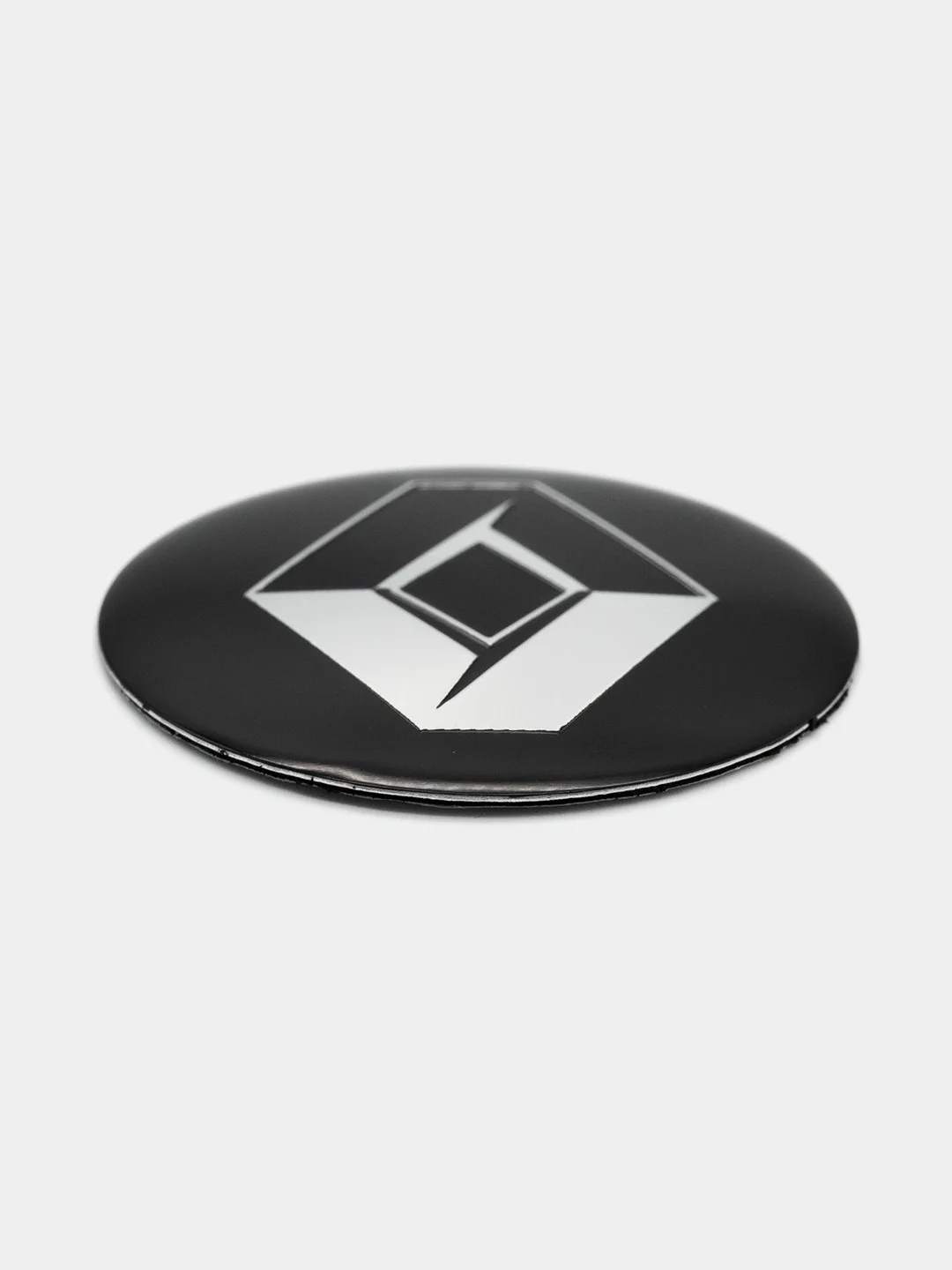 Серый металлик наклейки на диски, колпаки Renault Рено, сферическая, изогнутая, 56 мм, 4 штуки