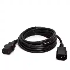 Черный кабель питания Filum FL-PC10-C13-C14-5M С13- C14