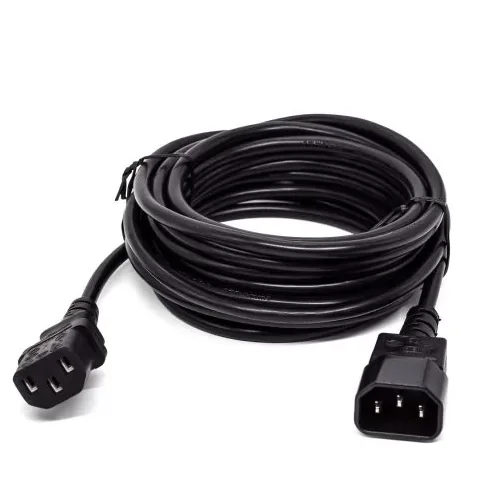 Черный кабель питания Filum FL-PC10-C13-C14-5M С13- C14