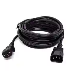 Черный кабель питания Filum FL-PC10-C13-C14-5M С13- C14