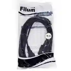 Черный кабель питания Filum FL-PC10-C13-C14-5M С13- C14