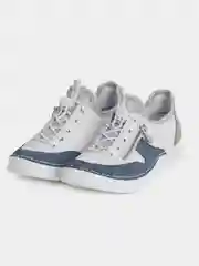 Белый кроссовки женские Rieker из натуральной кожи