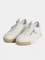 Белый кеды женские Rieker из натуральной кожи