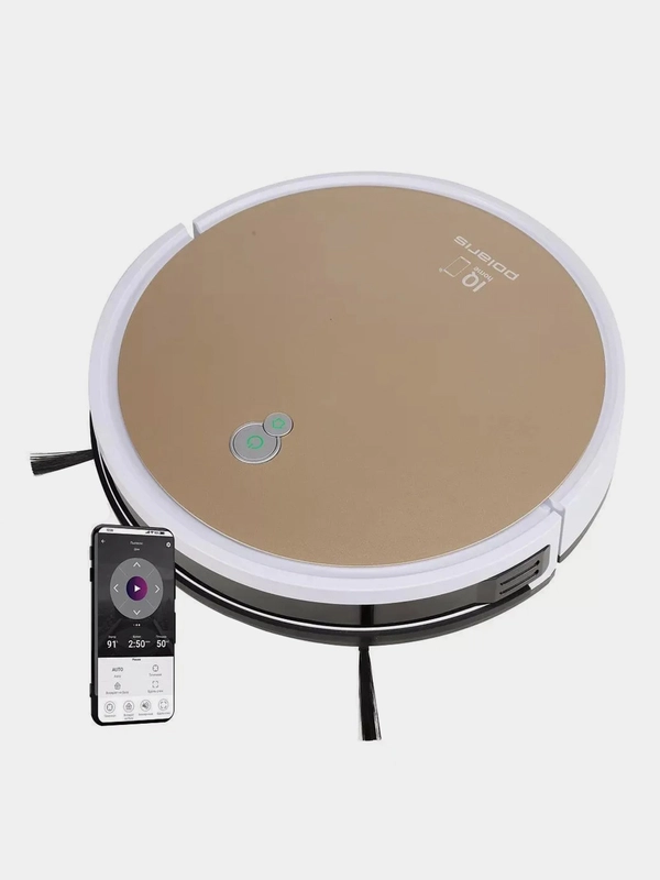 Робот-пылесос Polaris PVCR G2 0726W WiFi IQ Home, золотой