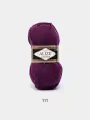 Пурпурный пряжа Alize Lanagold, 49% шерсть, 51% акрил, 100 г, 240 м