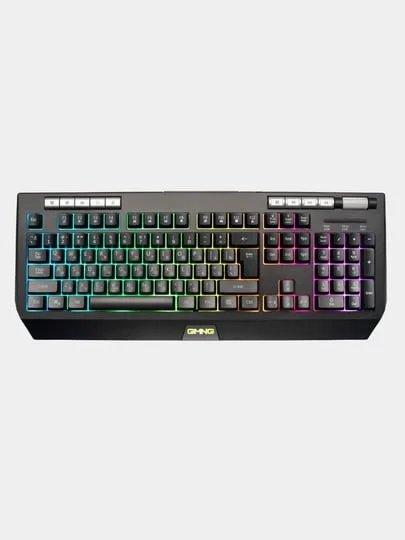 Черный клавиатура игровая GMNG 735GK, мембранная, USB