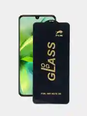 Черный защитное стекло Anti-Static Infinix Note 30i / Инфиникс Нот 30Ай