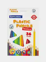 Карандаши цветные пластиковые BRAUBERG PREMIUM