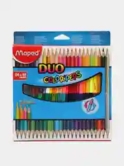 Карандаши двусторонние "ColorPeps Duo" MAPED, 24 шт, 48 цв