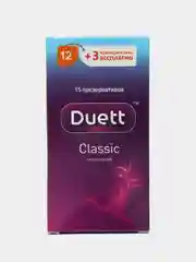 Презервативы Duett Classic Классические 15 штук