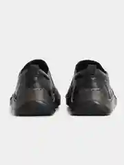 Черный туфли мужские Rieker из натуральной кожи, комфорт