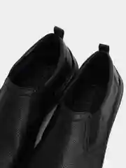 Черный туфли мужские Rieker из натуральной кожи, комфорт