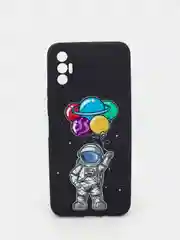 Чехол силиконовый с принтом и защитой камеры для Tecno Spark 8P