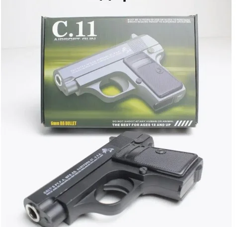 Хром пистолет пневматический Airsoft Gun С12, ТТ СССР, металлический