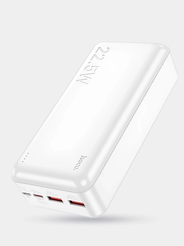 Внешний аккумулятор hoco J101B 22.5w QC3.0+PD20W 30000 mah повербанк быстрая зарядка