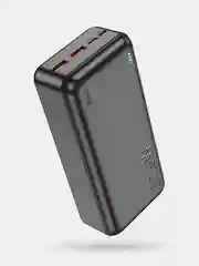Черный внешний аккумулятор hoco J101B 22.5w QC3.0+PD20W 30000 mah повербанк быстрая зарядка