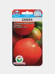 Красный семена Томат "Санька" ультраскороспелый, для открытого грунта, низкорослый, без пасынкования