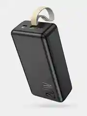 Черный внешний аккумулятор 30000 mAh с быстрой зарядкой Hoco J87B Tacker Power Bank (PD/QC)