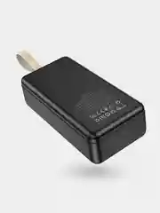 Черный внешний аккумулятор 30000 mAh с быстрой зарядкой Hoco J87B Tacker Power Bank (PD/QC)